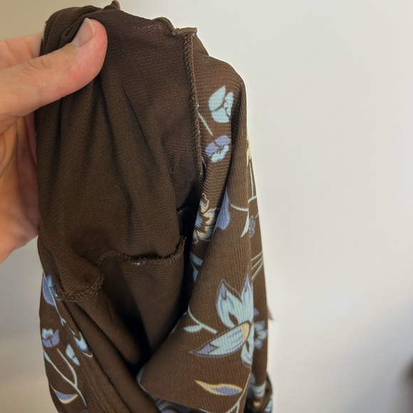 Old Navy Y2K Top Blouse Lightweight sheer Floral Size S Summer Roberts Core  OC - Picture 11 of 12